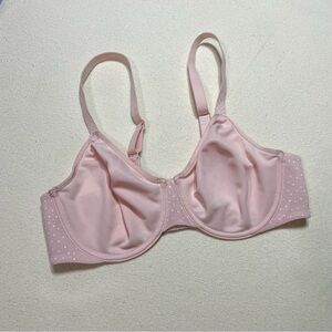 Wacoal Back Appeal Underwire Minimizer Bra Size 36C in Rose Dust